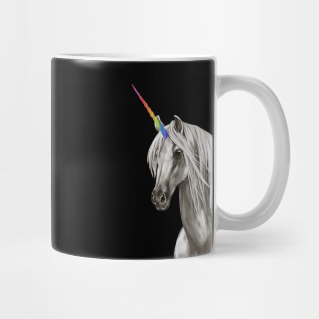 Unicorn in Black by bignosework